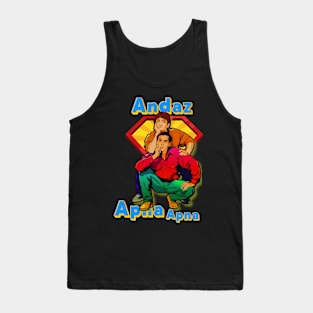 Andaz Apna Apna pop art l Bollywood movie l Desi l Indian movie pop art Tank Top